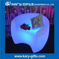 PE-plastic LED Lighting Chair for KTV Night Club Use